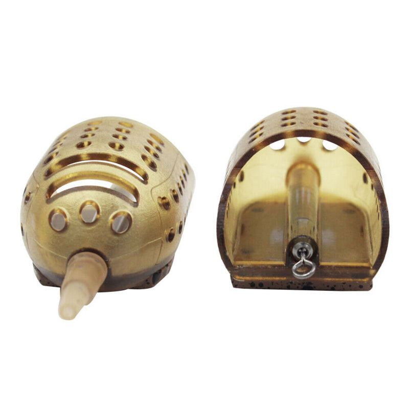 #A Carp Fishing Bait Feeder Cage 30g/40g/50g Sinker Trap Fishing Bait Basket Hol