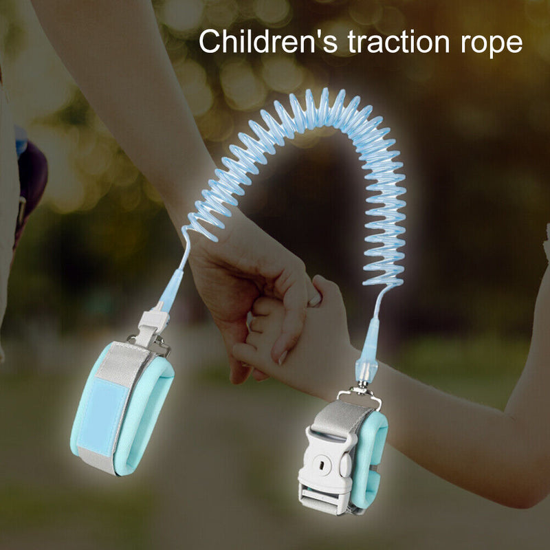 Children Harness Leash Anti Lost Wrist Link Traction Rope Wristband (2.5m) Newly