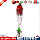 2pc Button Battery Operated LED Light Fishing Lure Squid Hook Light Red