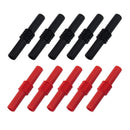 10Pcs Sheath Transition Post Inserted Into 4mm Banana Female To Female Connector