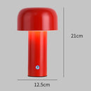 #A Mushroom Shaped Table Lamp Metal Rechargeable Bedside Desk Decorative Lights