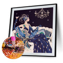 5D Full Round Diamond Painting DIY Noble Lady Rhinestone Picture Kit (X276)