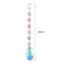 #A Crystal Windchimes AB Color Beads Window Craft Outdoor Garden Hanging Pendant