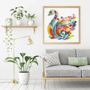5D DIY Full Drill Round Shape Calligraphy Painting Rhinestone Craft Diamond Kits