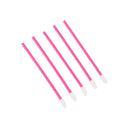 50pcs Disposable Lip Brush Stick Portable Mini Lipstick Applicator (Rose)