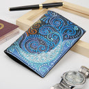 DIY Special Shaped Diamond Painting Leather Passport Protection Cover Gift Newly