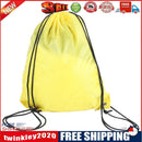 Outdoor Sports Waterproof Drawstring Backpacks Storage Knapsack (Yellow)