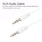 3.5mm Stereo Jack Audio Cable Male to Male AUX Cord for Car Speaker Headphones