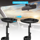 Vehicle Organizer for Meals Adjustable Car Food Storage Holder Car Accessories