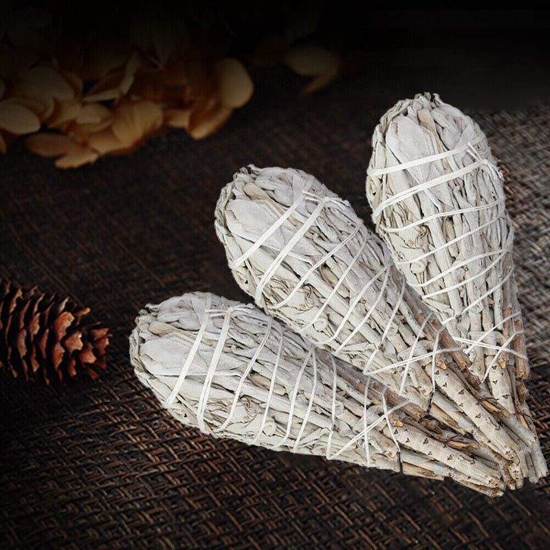 White Sage Indoor Purification Tuxedo Smudge Incense Sticks for Stress Relief