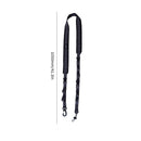 2pc Polyester Camping Straps Multiple Metal Hanging Loop Design Gray
