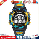 Outdoor Multifunction Waterproof Boy Sports Electronic Watches (Yellow)