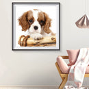 5D DIY Full Drill Diamond Painting Bored Puppy Cross Stitch Embroidery Mosa