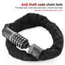 Bicycle Chain Lock Security 5 Digit Combination Anti-Theft MTB Locks (1.2m)