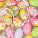 Decor Kids Gifts DIY Crafts Hanging Ornaments Hand Painted Easter Eggs Foam