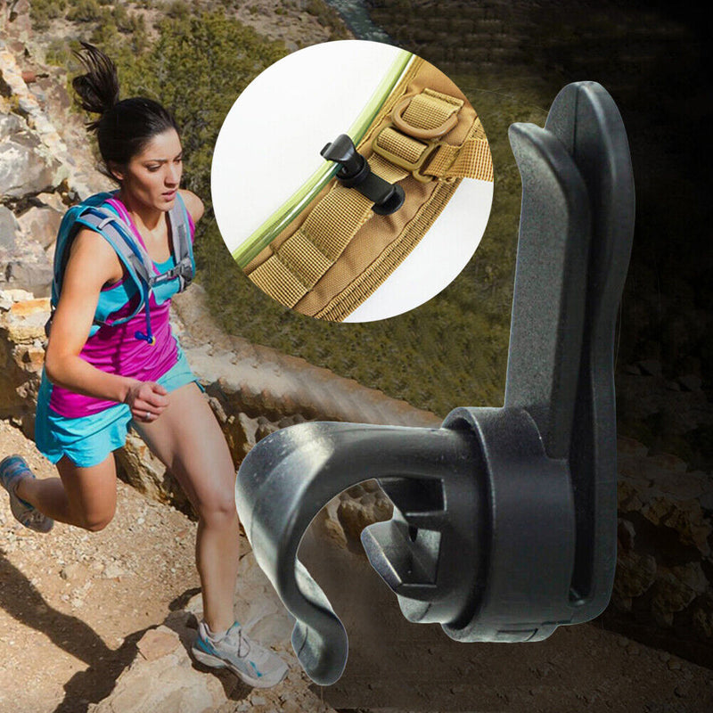 Portable Removable Water Bladder Clips Clamp Magnetic Backpack Drinking Clip