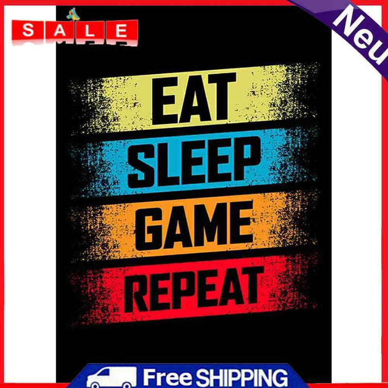 DIY Letters Words 5D Mosaic Picture Full Drill Round Diamond Painting Kit Gift