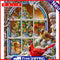 Oil Painting By Numbers Kits Christmas Windows DIY Hand Painted Acrylic Coloring