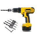4Pcs HSS 5 Flute Countersink Drill Bit Set Screw Woodworking Chamfer Tool