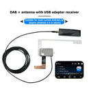 Car DAB+ Antenna with USB Adapter Receiver for Android Car Stereo Player Newly