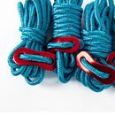 4pcs 4mm Tent Wind Rope Cord Tensioner Outdoor Camping Reflective Lanyard R
