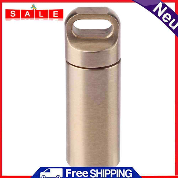 Everpert Mini Pill Box Mini Capsule Pill Box Pills Box Cash Stash, Key