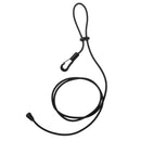 Black Safety Fishing Rod Canoe Kayak Paddle Leash Clip Tether Holder Lanyard