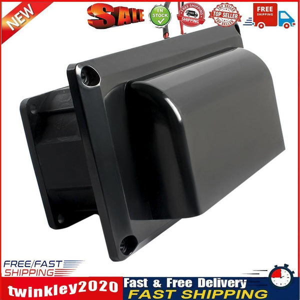 12V Caravan Motorhome Trailer Side Air Vent Fan RV Exhaust Fans (Black) Newly