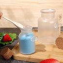 Refillable Storage Container Frosted Seal Jar Bath Salt Bottle Cork Stopper