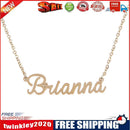 Unisex Customized Nameplate Chain Name Brianna Pendant Necklace Jewelry