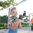 Random Color Electric Hand Throwing Airplane Foam Glider Fighter Aircraft Newly