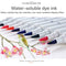 Multi Colors Dual Tip Brush Markers Pens Art Paint Watercolor Gifts V4C1