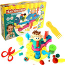 Kids Role Play Educational Toys DIY Hairdresser Barber with Safe Nontoxic Clay