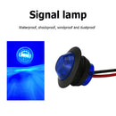 5pcs 12V-24V 3 SMD LEDs Trailer Side Marker Lights Clearance Light (Blue) Newly