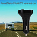 Bluetooth-compatible 5.0 Fm Transmitter Mp3 Player Wireless Receiver Dual E0W0