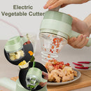 Food Processor Wireless 2 in 1 Electric Vegetable Cutter Set Vegetable Chopper