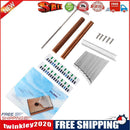 17 Key Kalimba Mbira DIY Parts Set Thumb Piano Shrapnel Tuning Hammer Kit