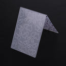 Cute Heart Embossing Plastic Case for Scrapbooking DIY Album Card Tool Embossing Order