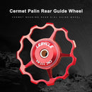 LEBYCLE 11T Bike Rear Derailleur Pulley Guide Bearing Jockey Wheel (Red)