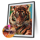 5D DIY Full Round Drill Diamond Painting Tiger Cross Stitch Mosaic Kit Pictur