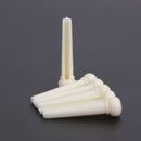 6-String Guitar Bridge Pins Saddle Nut Acoustic Cattle (White) Newly