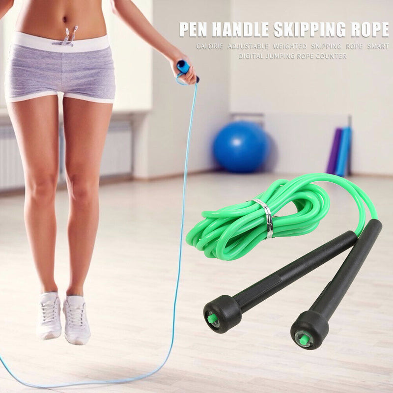 Workout Sports Training Adjustable Skipping Rope Fitness Speed PVC Jumping Ro