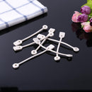 50pcs/set Pro Perm Rod Long Hair Curler Replacement Elastic Rubber Band (C)