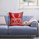 18x18 Linen Christmas Throw Pillow Cover for Bed Sofa Cushion Car Pillowcases