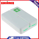 domybest Folding Pill Box Drug Tablet Storage Travel Case Holder 7 Day Pills