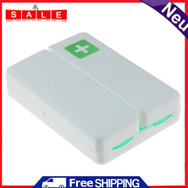domybest Folding Pill Box Drug Tablet Storage Travel Case Holder 7 Day Pills