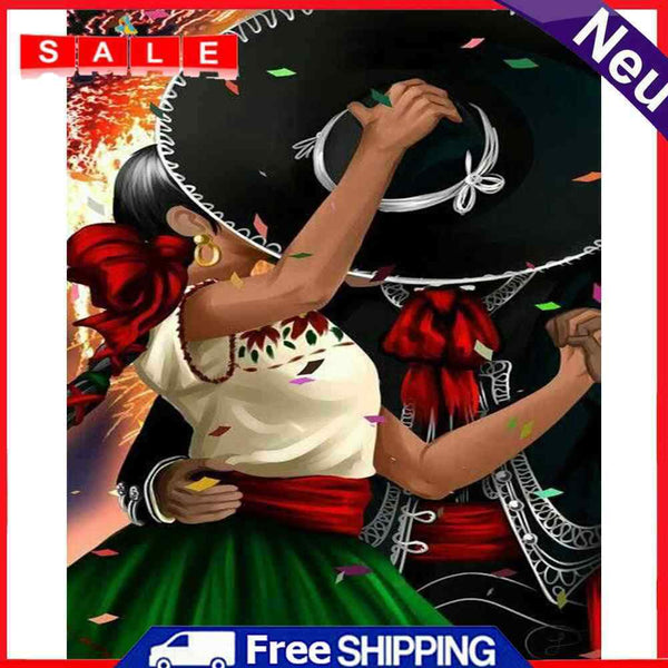 Western Couple Oil Paint By Numbers Kits Canvas Drawing DIY Coloring Picture Art