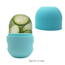 Silicone Ice Cube Tray Beauty Lifting Face Massager Facial Roller (blue) Newly