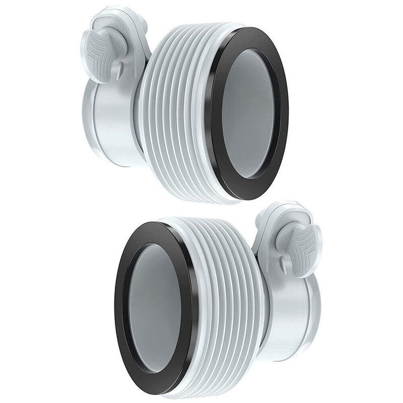 1.25 inch to 1.5 inch Pool Pumps Adapters Hose Connector Cleaning (2pcs)
