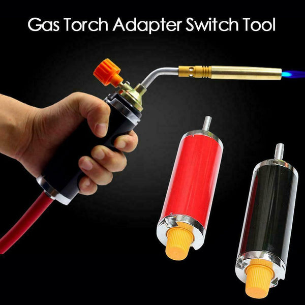 Gas Torch Adapter Switch Tool Camping Cookware Outdoor Flames Gun Gas Tanks I8C2
